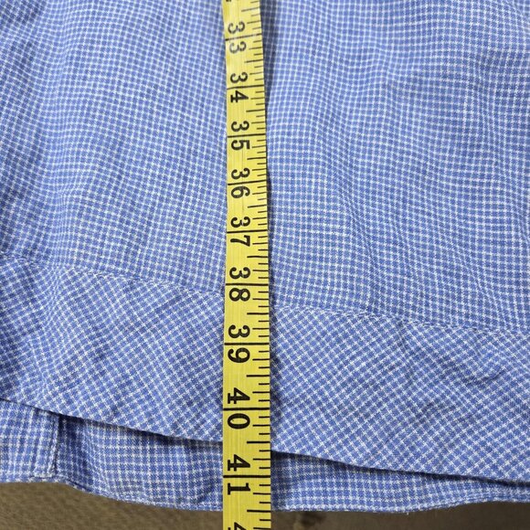 Mes Soeurs Et Moi Dress Womens Small Blue Linen Sleeveless V Neck A Line Midi - Picture 7 of 9